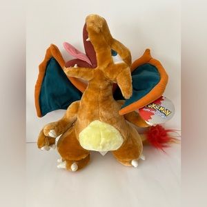 1999 Charizard Pokemon Nintendo Charizard Plush WCT Gotta Catch ‘Em All FLAWED